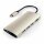 Satechi Type-C Multi-Port Hub 4K Ethernet V2 für Geräte mit USB-C Anschluss - Gold