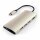 Satechi Type-C Multi-Port Hub 4K Ethernet V2 für Geräte mit USB-C Anschluss - Gold