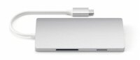 Satechi Type-C Multi-Port Hub 4K Ethernet V2 für Geräte mit USB-C Anschluss - Silber