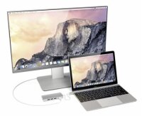 Satechi Type-C Multi-Port Hub 4K Ethernet V2 für Geräte mit USB-C Anschluss - Silber