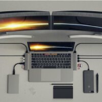Satechi Type-C Pro Hub 4K HDMI für MacBook Pro - Space Gray (Grau)