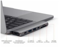 Satechi Type-C Pro Hub 4K HDMI für MacBook Pro - Space Gray (Grau)