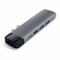 Satechi Type-C Pro Hub 4K HDMI mit Ethernet - Space Gray...