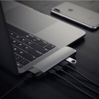 Satechi Type-C Pro Hub 4K HDMI mit Ethernet - Space Gray (Grau)