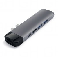 Satechi Type-C Pro Hub 4K HDMI mit Ethernet - Space Gray (Grau)