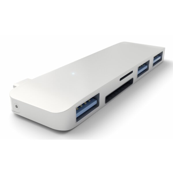 Satechi Type-C USB Hub für Macbook - Silber