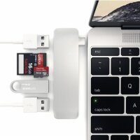 Satechi Type-C USB Hub für Macbook - Silber