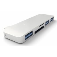 Satechi Type-C USB Hub für Macbook - Silber