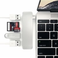 Satechi Type-C USB Hub für Macbook - Silber
