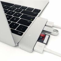Satechi Type-C USB Hub für Macbook - Silber