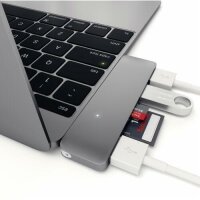 Satechi Type-C USB Hub für MacBook - Space Gray (Grau)