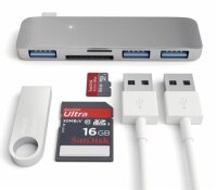 Satechi Type-C USB Hub für MacBook - Space Gray (Grau)