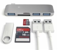 Satechi Type-C USB Hub für MacBook - Space Gray (Grau)