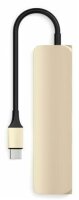 Satechi Type-C USB Passthrough HDMI Hub für Macbook 12 - Gold