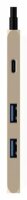 Satechi Type-C USB Passthrough HDMI Hub für Macbook 12 - Gold