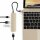 Satechi Type-C USB Passthrough HDMI Hub für Macbook 12 - Gold