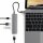Satechi Type-C USB Passthrough HDMI Hub für MacBook 12 - Space gray (Grau)
