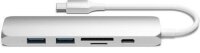 Satechi Type-C USB Passthrough HDMI Hub V2 - Silber
