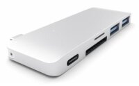 Satechi Type-C USB Passthrough Hub - Silber