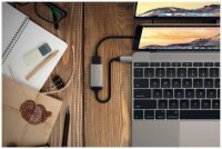 Satechi Type-C zu 4K HDMI Adapter - Space Gray (Grau)