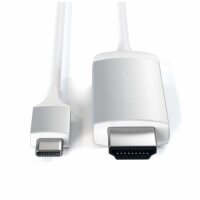 Satechi Type-C zu 4K HDMI Kabel - Silber