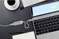 Satechi Type-C zu Ethernet Adapter - Silber