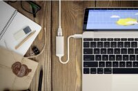 Satechi Type-C zu Ethernet Adapter - Silber