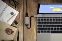 Satechi Type-C zu Ethernet Adapter - Space Gray (Grau)