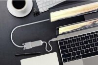 Satechi Type-C zu VGA Adapter - Silber