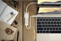 Satechi Type-C zu VGA Adapter - Silber