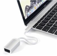 Satechi Type-C zu VGA Adapter - Silber