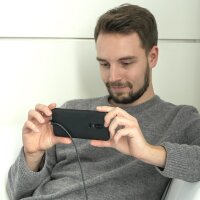 4smarts USB Typ-C Datenkabel GameCord 1m - Schwarz