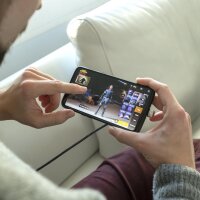 4smarts USB Typ-C Datenkabel GameCord 1m - Schwarz
