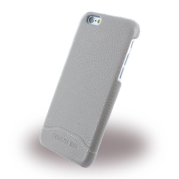 Cerruti 1881 Signature Trim Leder Hard Cover für Apple iPhone 6/6s - Beige