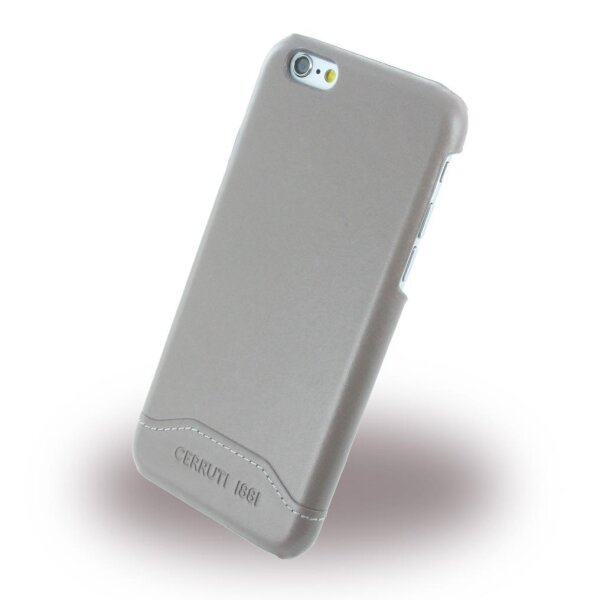 Cerruti 1881 Smooth Split Hard Cover für Apple iPhone 6/6s - Taupe