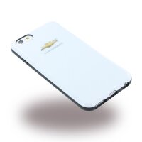 Chevrolet TPU Silikon Cover Schutz Hülle für Apple iPhone 6/6s - Shiny Weiss