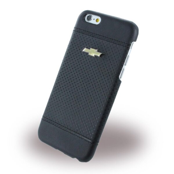 Chevrolet Debossed Dots Hard Cover Case Hülle für Apple iPhone 6 Plus / 6s Plus - Schwarz