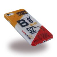 Benjamins BJ7AIRBCN - Silikon Cover Hülle für Apple iPhone 7/8 - Airport BCN Barcelona-El Prat