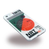 Benjamins BJ7AIRNRT AirPort NRT Tokyo - Silikon Cover Schutzhülle für Apple iPhone 7/8