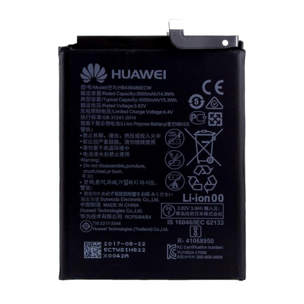 Huawei HB436486ECW - Lithium-Ion Akku für Mate 10 Pro, Mate 20 Pro, P20 Pro - 4000mAh