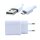 Huawei - HW-050200E01 - Schnell Ladegerät + Datenkabel  Micro-USB - Weiss