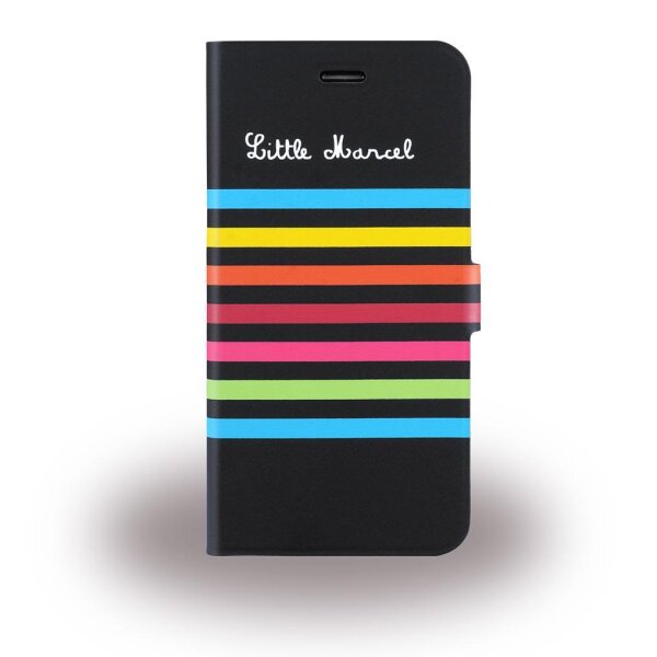 Little Marcel Folio 122 - Book Tasche Hülle Case für Apple iPhone 6/6s - Schwarz