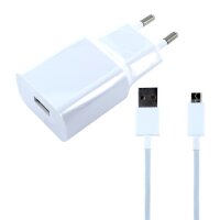 Xiaomi MDY-08-EO - USB Ladegerät + Ladekabel USB auf Micro USB - Weiss