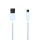 Xiaomi MDY-08-EO - USB Ladegerät + Ladekabel USB auf Micro USB - Weiss