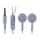 Huawei CG0300 / FT0300 - In-Ear Stereo Headset - 3,5mm Klinke - Weiss