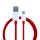 OnePlus D301 - Dash Schnellladekabel / Datenkabel USB auf USB Typ C - 1m - Rot