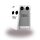 i-Paint Imagine Hard Cover + Displayschutzfolie für Apple iPhone 6/6s - Weiss