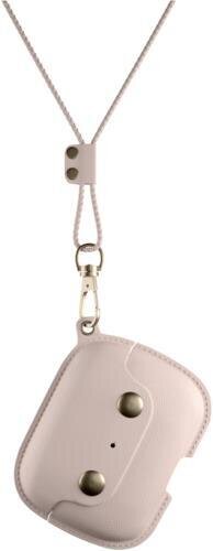Woodcessories AirCase - AirPod Leder Hülle mit Halskette - Old Rose