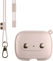 Woodcessories AirCase - AirPod Leder Hülle mit Halskette - Old Rose