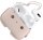 Woodcessories AirCase - AirPod Leder Hülle mit Halskette - Old Rose